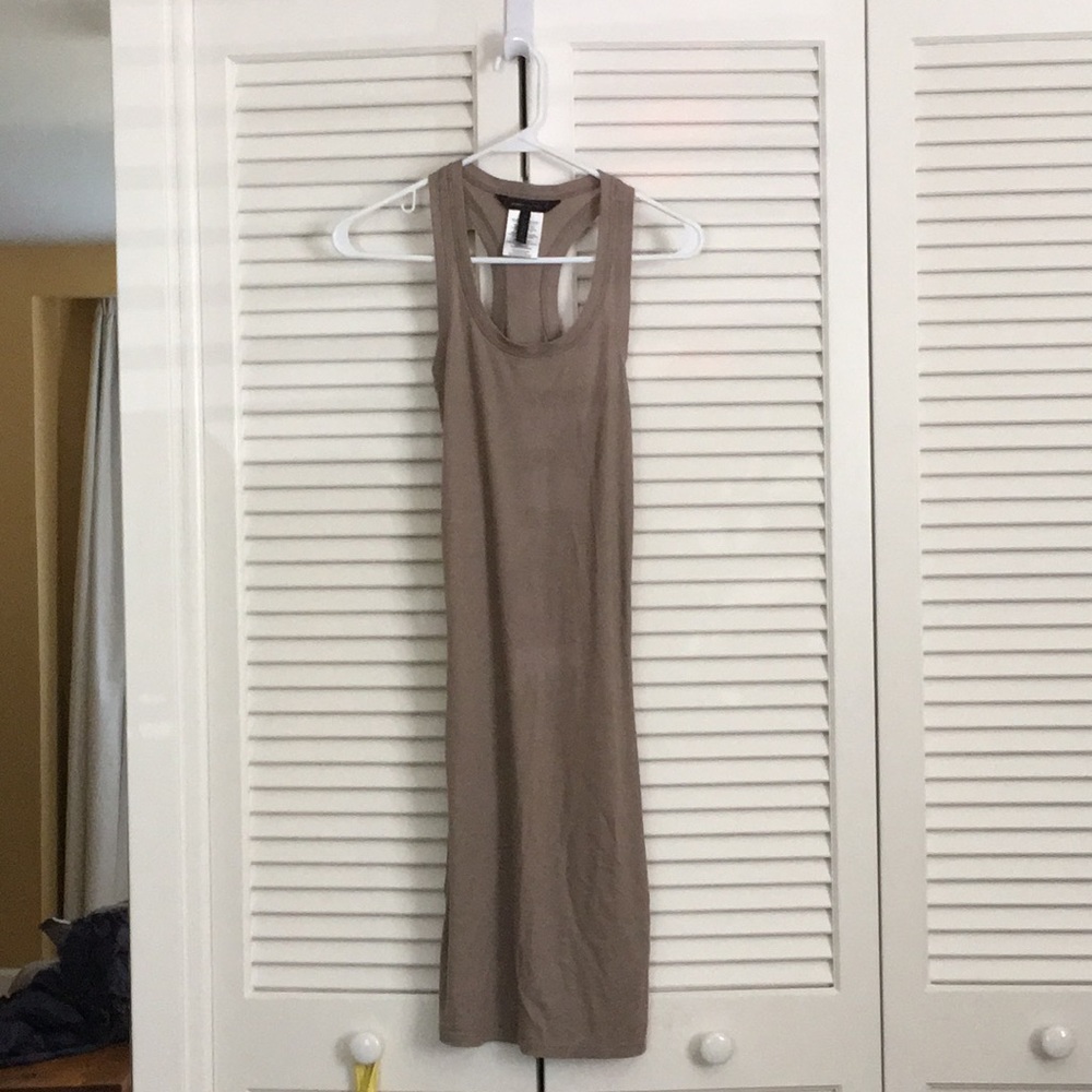 BCBG Ribbed Racerback dress